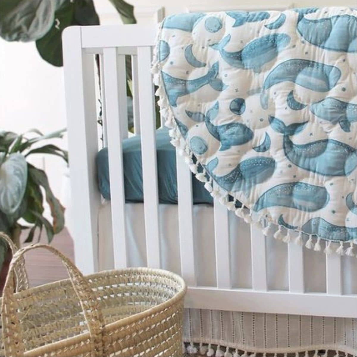 Crane Baby Quilted Baby Play Mat - Caspian