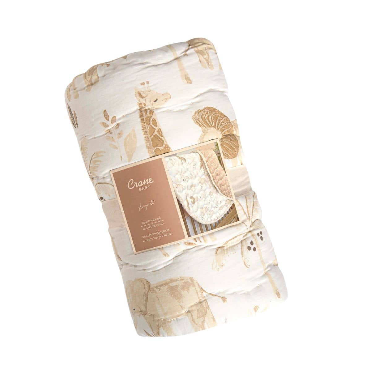 Crane Baby Quilted Baby Play Mat - Kendi