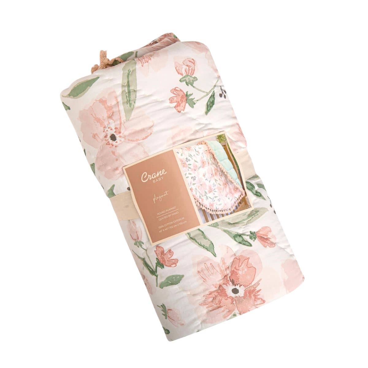 Crane Baby Quilted Baby Play Mat - Parker
