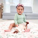 Crane Baby Quilted Baby Play Mat - Parker