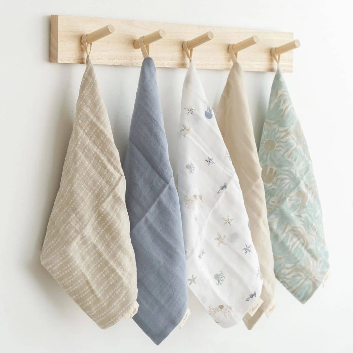 Crane Baby Wash Cloth Set - Cove Sea Life