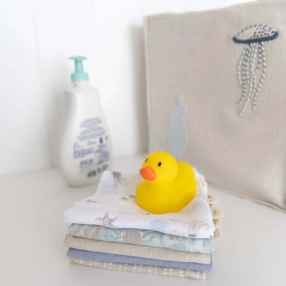 Crane Baby Wash Cloth Set - Cove Sea Life