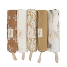 Crane Baby Wash Cloth Set - Kendi Safari Animal