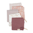 Crane Baby Wash Cloth Set - Violet Floral