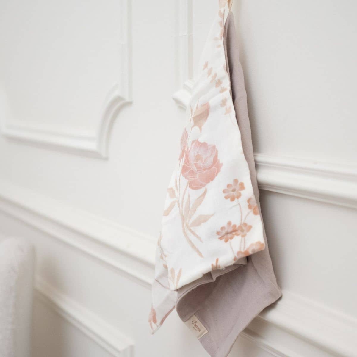 Crane Baby Wash Cloth Set - Violet Floral