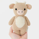 Cuddle + Kind Hand-Knit Doll - Baby Cow (jersey)