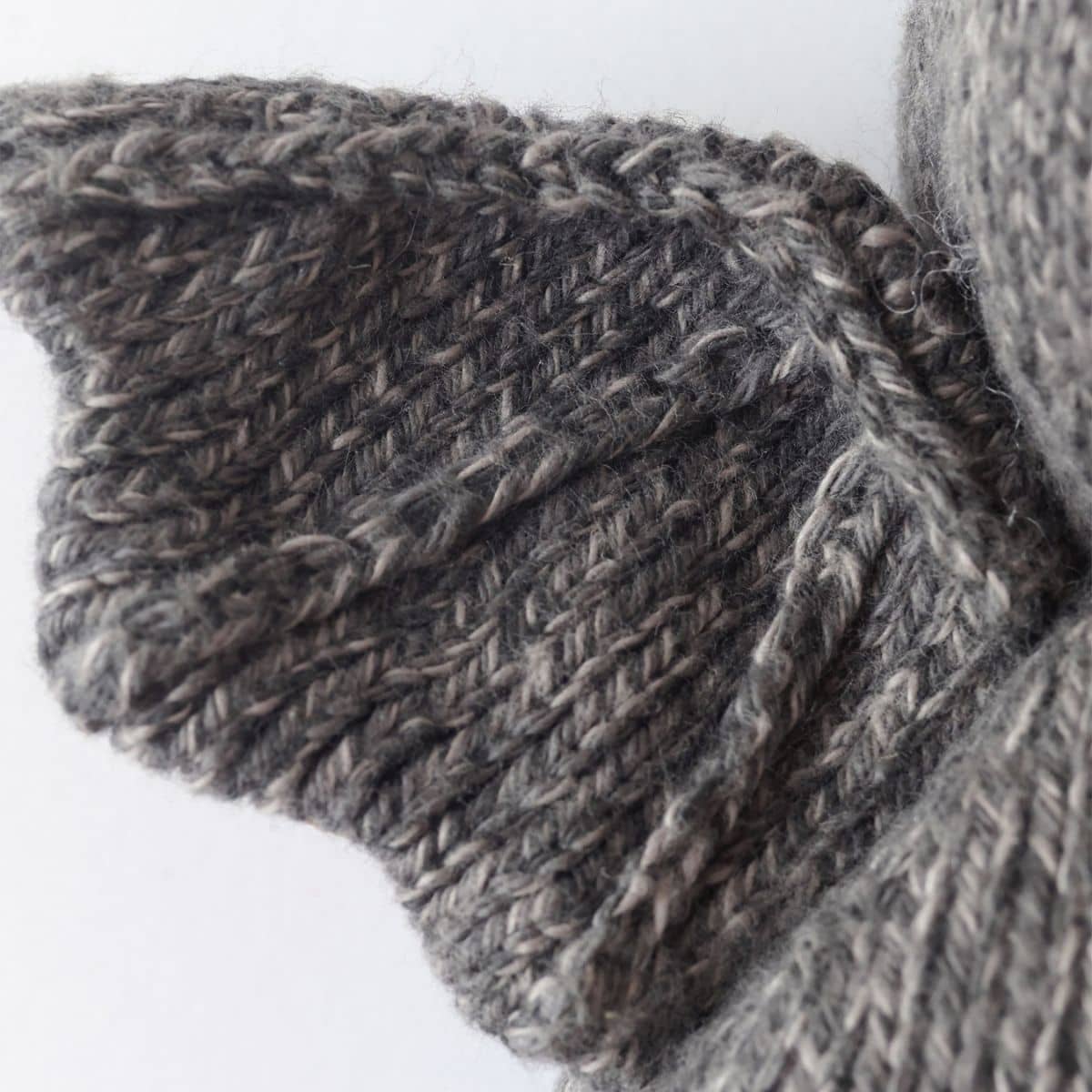 Cuddle + Kind Hand-Knit Doll - Baby Bat Charcoal