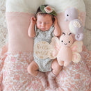 Cuddle + Kind Hand-Knit Doll - Baby Butterfly (petal pink)