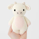 Cuddle + Kind Hand-Knit Doll - Baby Cow (Strawberry)