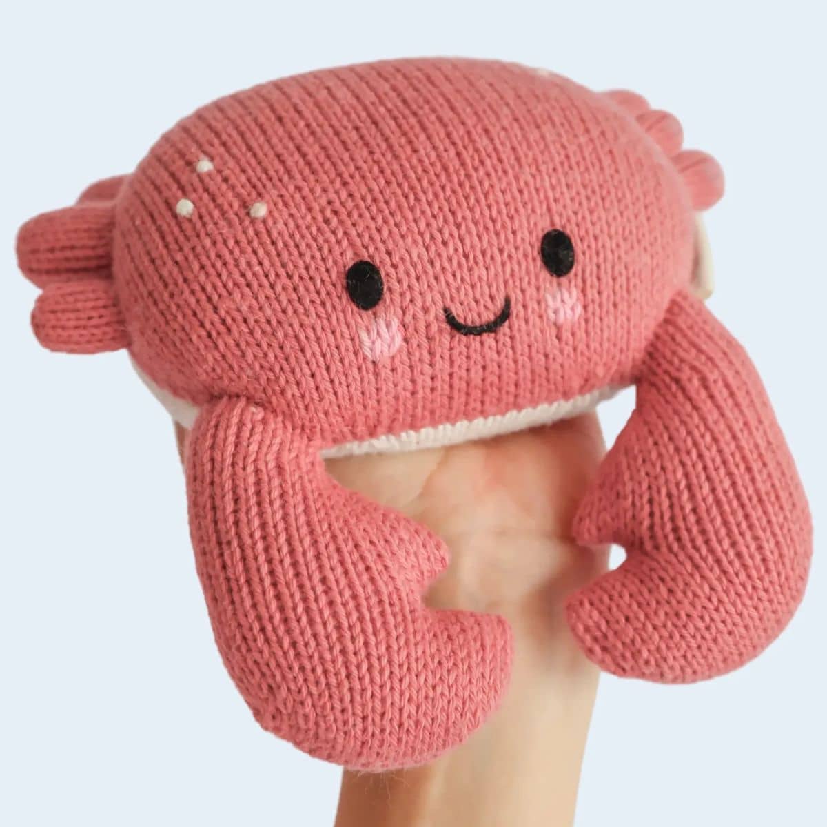 Cuddle + Kind Hand-Knit Doll - Baby Crab