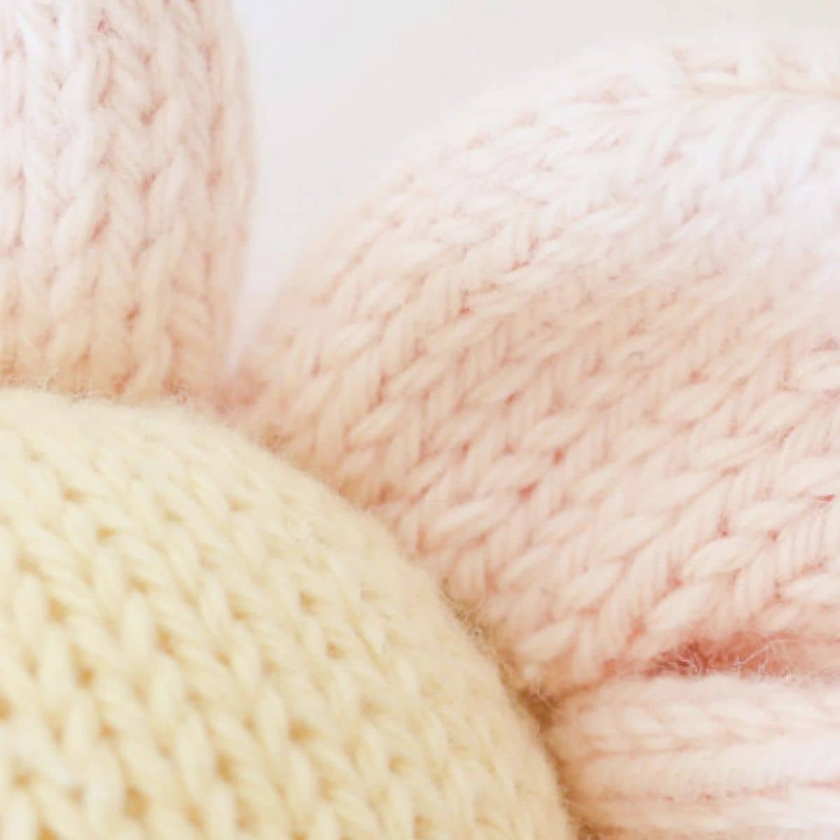 Cuddle + Kind Hand-Knit Doll - Baby Daisy (blush pink)