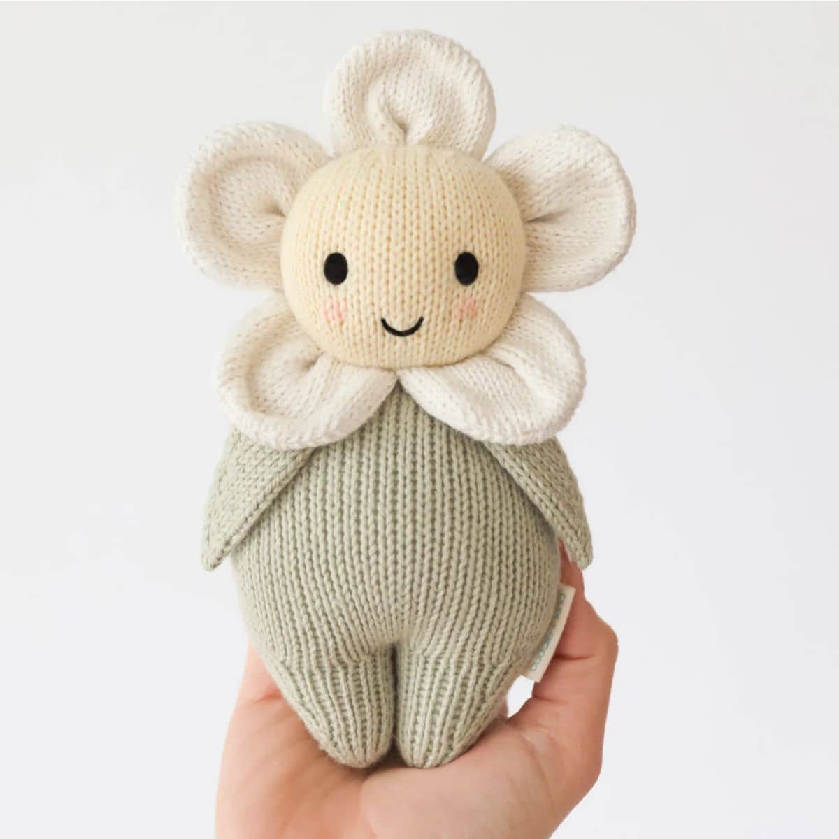 Cuddle + Kind Hand-Knit Doll - Baby Daisy (ivory)