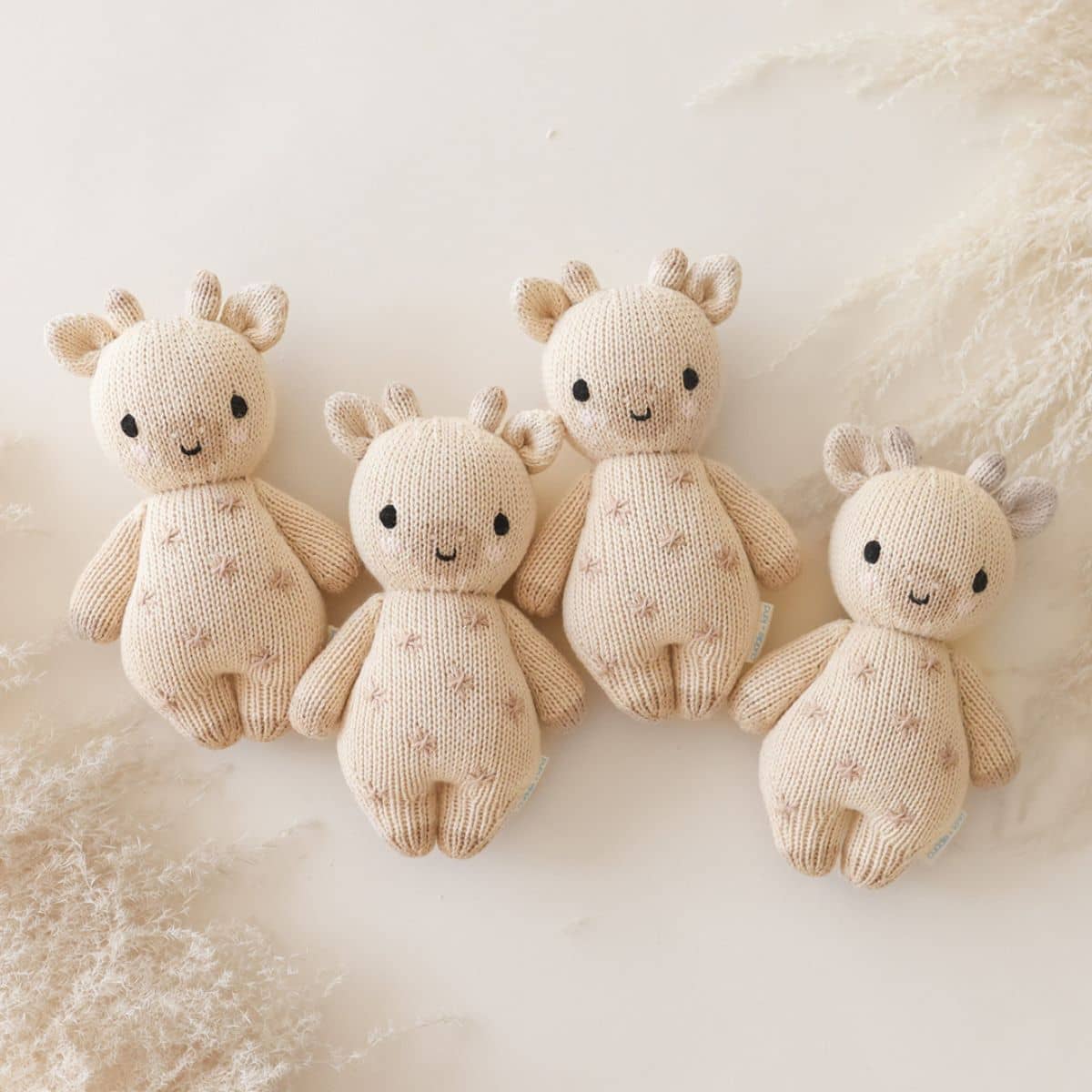Cuddle + Kind Hand-Knit Doll - Baby Giraffe