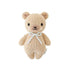 Cuddle + Kind Hand-Knit Doll - Baby Honey Bear (robin's egg blue bow)
