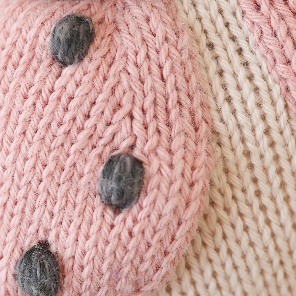 Cuddle + Kind Hand-Knit Doll - Baby Ladybug