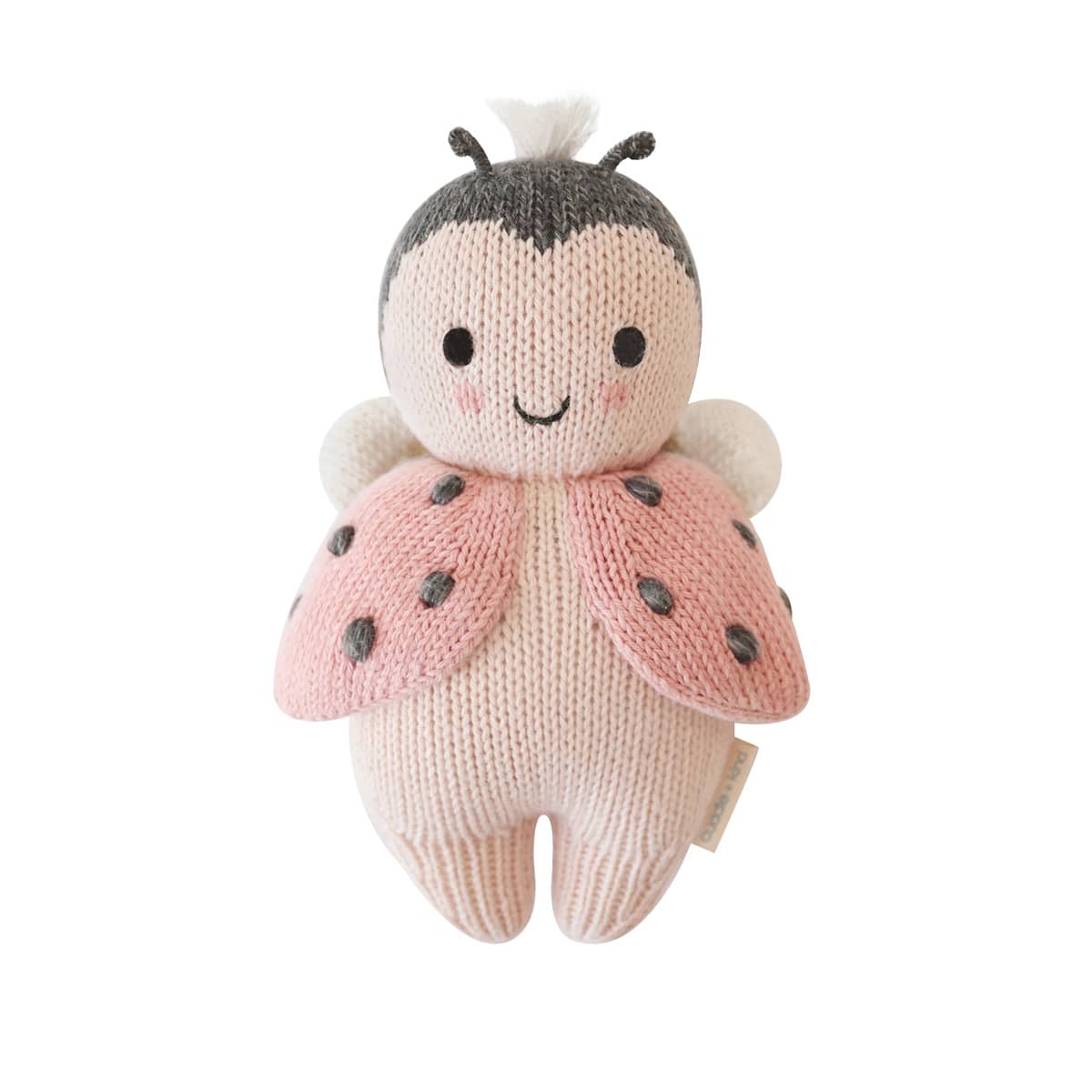 Cuddle + Kind Hand-Knit Doll - Baby Ladybug