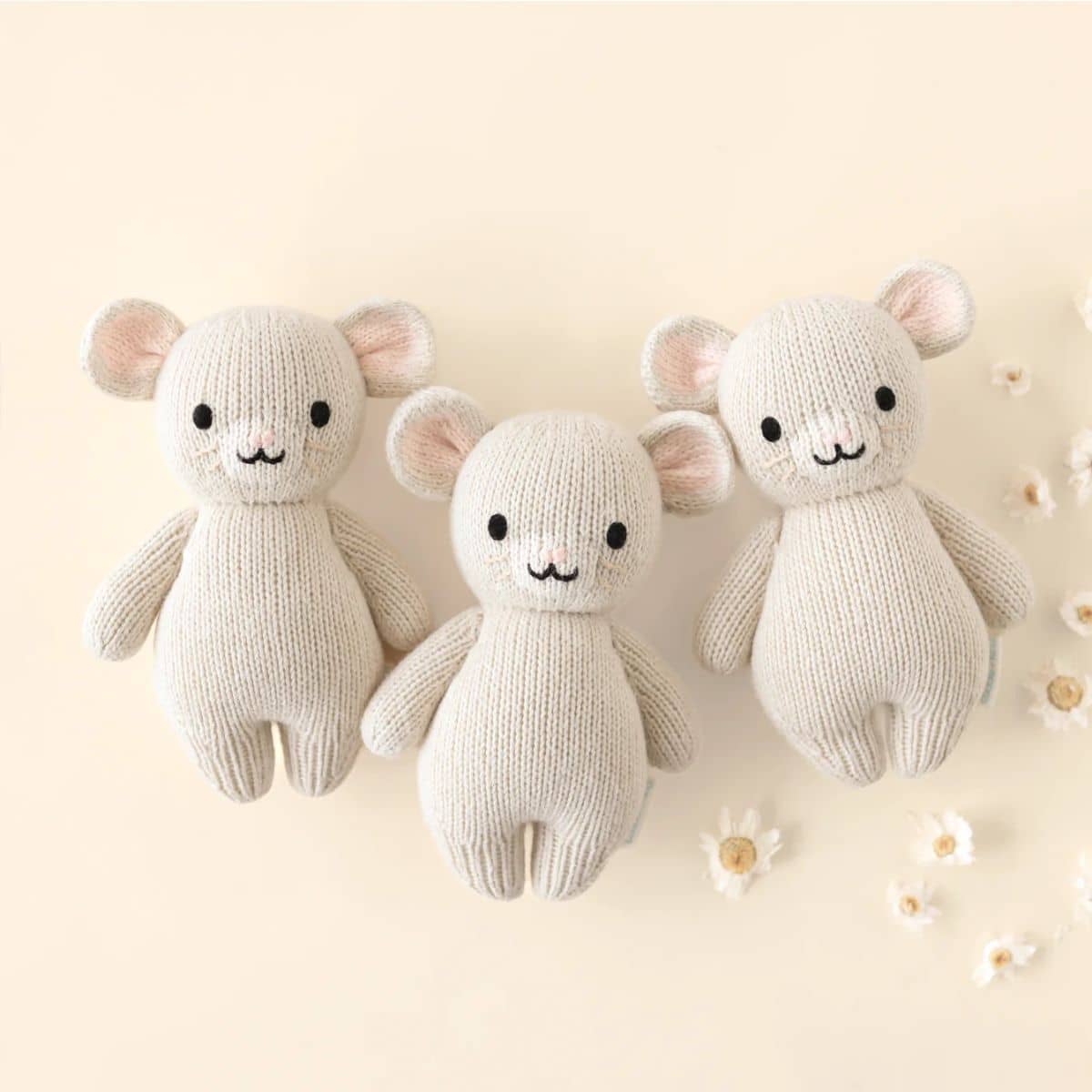 Cuddle + Kind Hand-Knit Doll - Baby Mouse