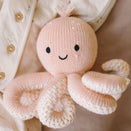 Cuddle + Kind Hand-Knit Doll - Baby Octopus (soft coral pink)