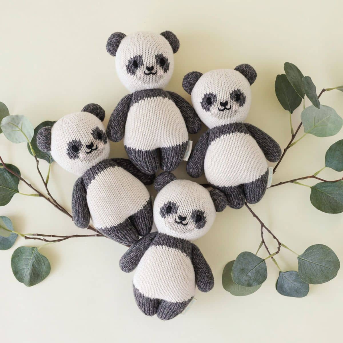 Cuddle + Kind Hand-Knit Doll - Baby Panda