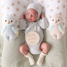 Cuddle + Kind Hand-Knit Doll - Baby Parrot (mauve)