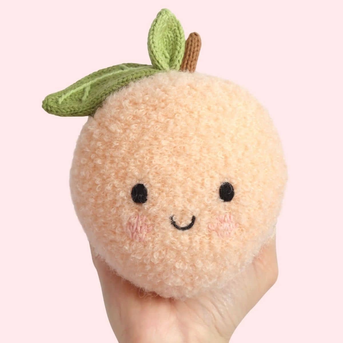 Cuddle + Kind Hand-Knit Doll - Baby Peach