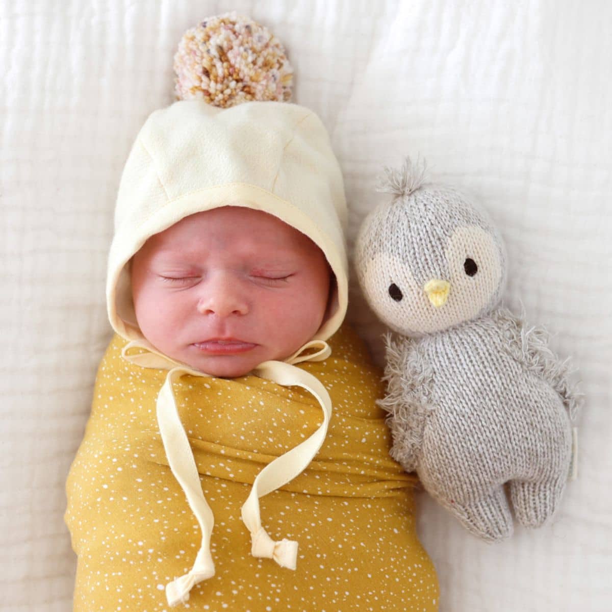 Cuddle + Kind Hand-Knit Doll - Baby Penguin