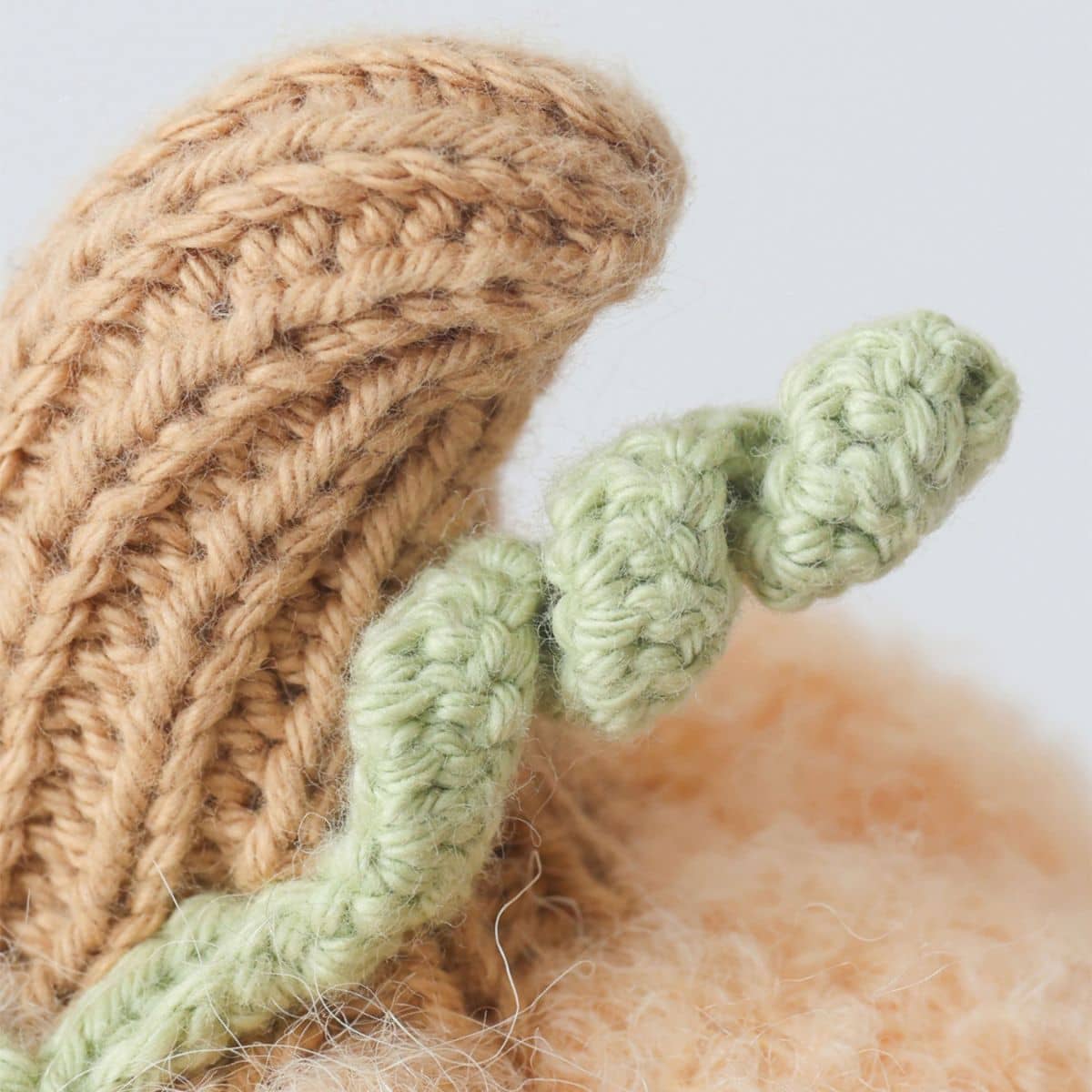Cuddle + Kind Hand-Knit Doll - Baby Pumpkin (peach floral)