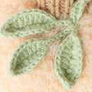 Cuddle + Kind Hand-Knit Doll - Baby Pumpkin (peach floral)