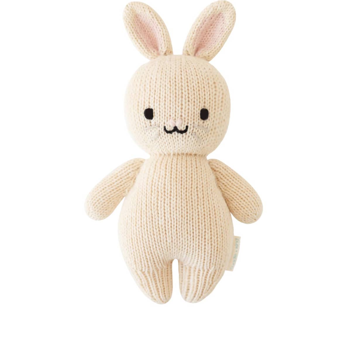 Cuddle Bell Cuddle + Kind Hand-Knit Doll - Baby Rabbit (oatmeal) – babyshop