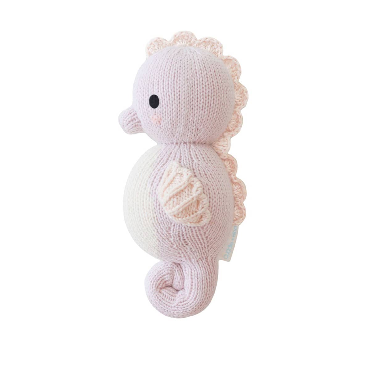 Cuddle + Kind Hand-Knit Doll - Baby Seahorse (lilac)