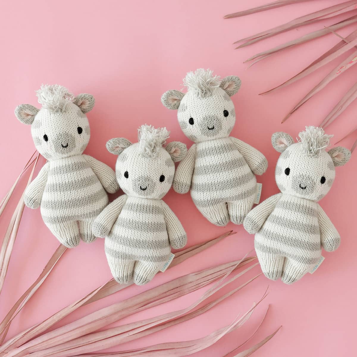 Cuddle + Kind Hand-Knit Doll - Baby Zebra