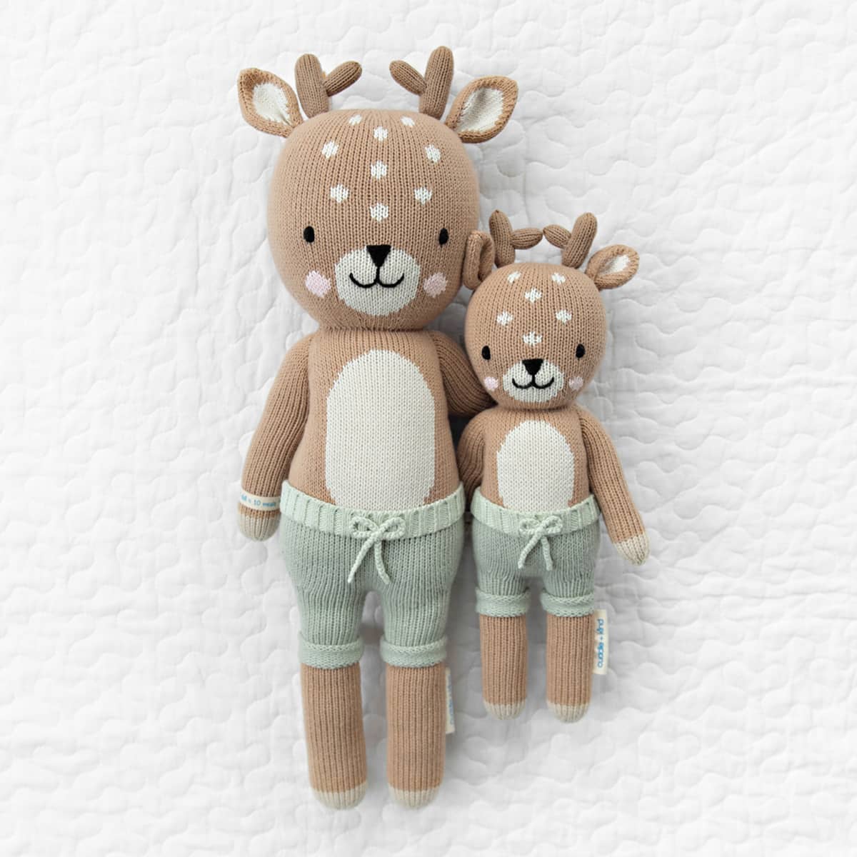 Cuddle + Kind Hand-Knit Doll - Elliott the Fawn