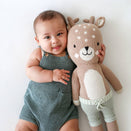 Cuddle + Kind Hand-Knit Doll - Elliott the Fawn