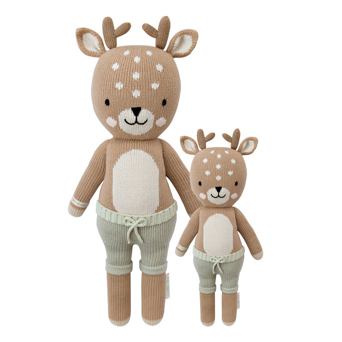Cuddle + Kind Hand-Knit Doll - Elliott the Fawn