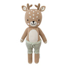Cuddle + Kind Hand-Knit Doll - Elliott the Fawn