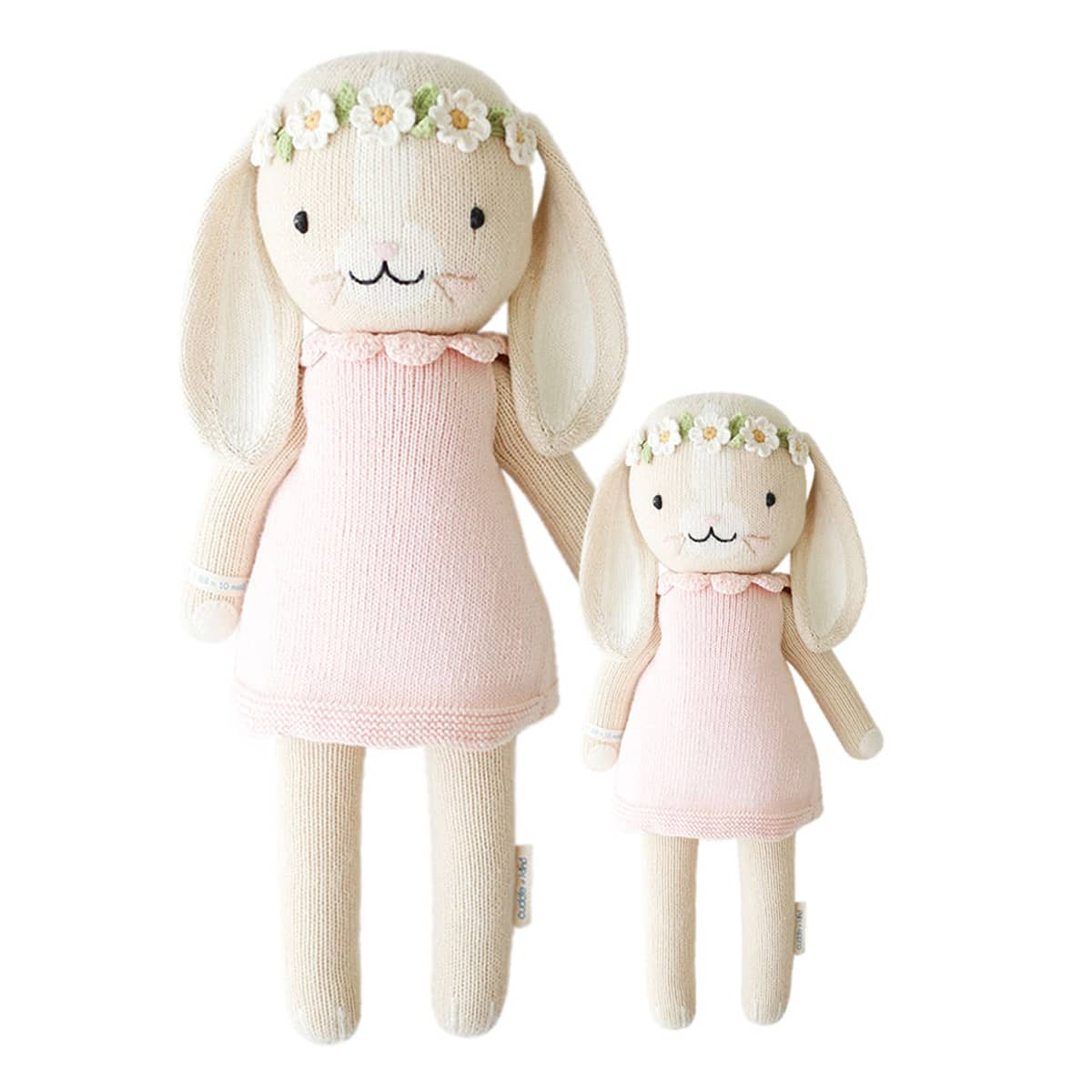 Cuddle + Kind Hand-Knit Doll - Hannah the Bunny (blush)