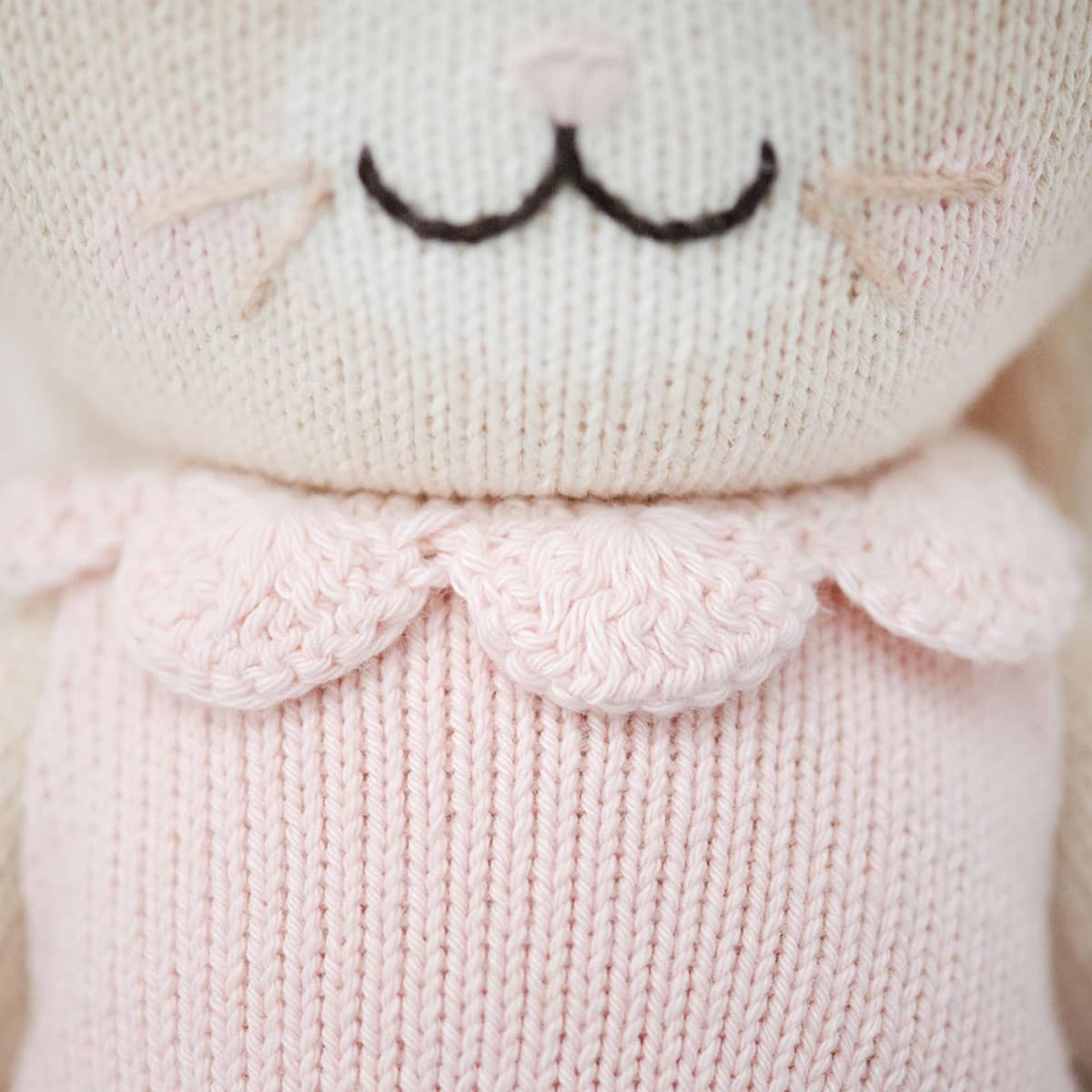 Cuddle + Kind Hand-Knit Doll - Hannah the Bunny (blush)