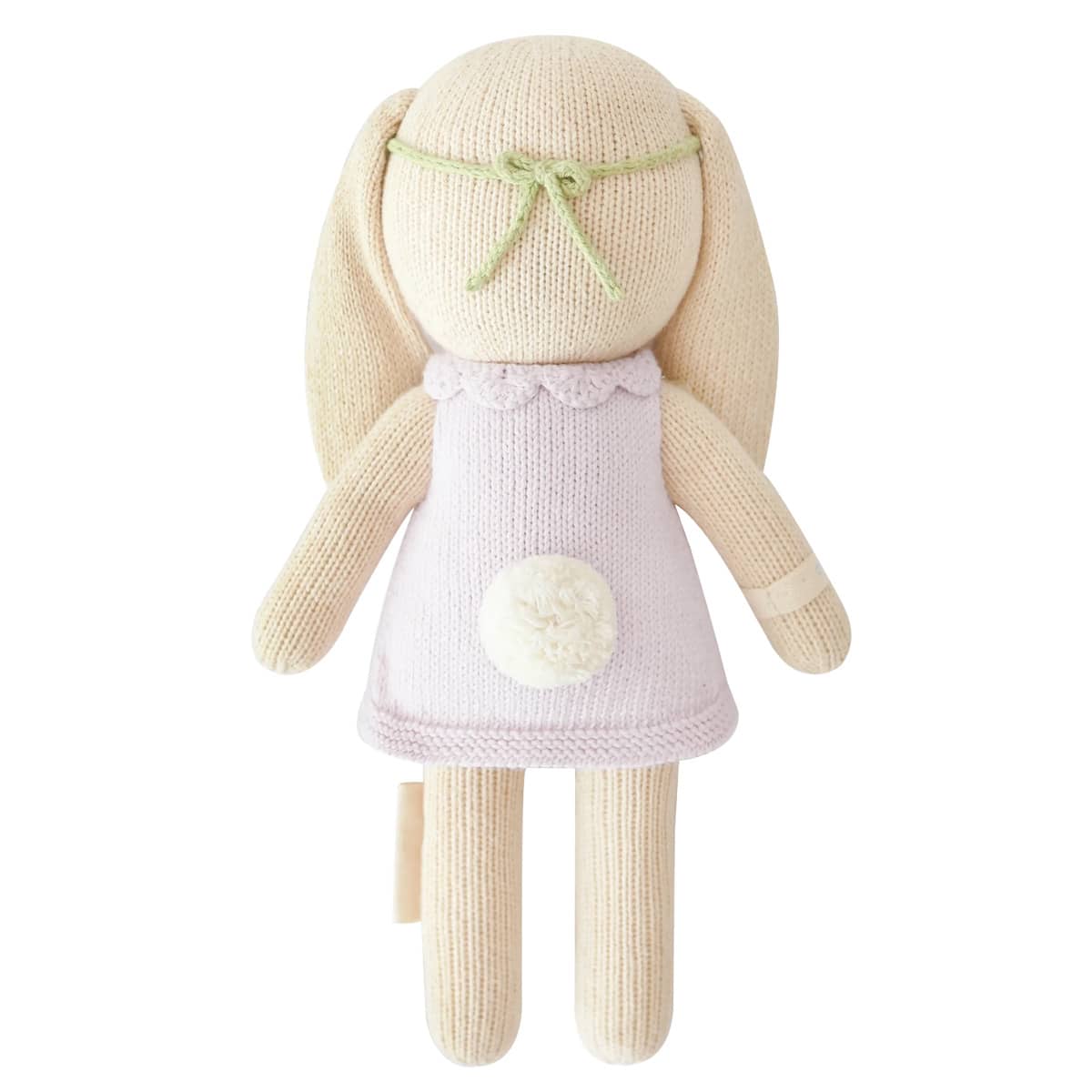 Cuddle + Kind Hand-Knit Doll - Hannah the Bunny (violet)