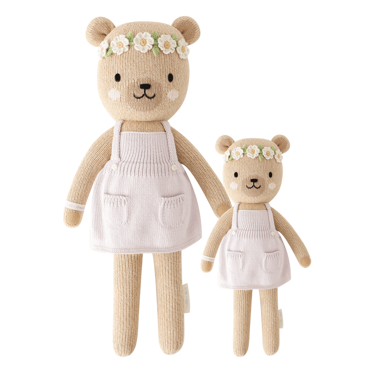 Cuddle Bell Cuddle + Kind Hand-Knit Doll - Olivia the Honey Bear – babyshop