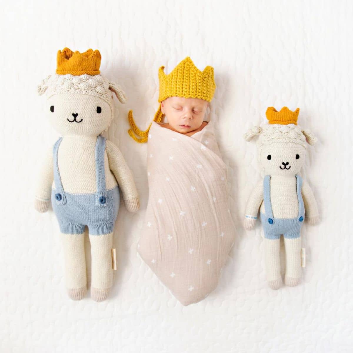 Cuddle + Kind Hand-Knit Doll - Sebastian the Lamb