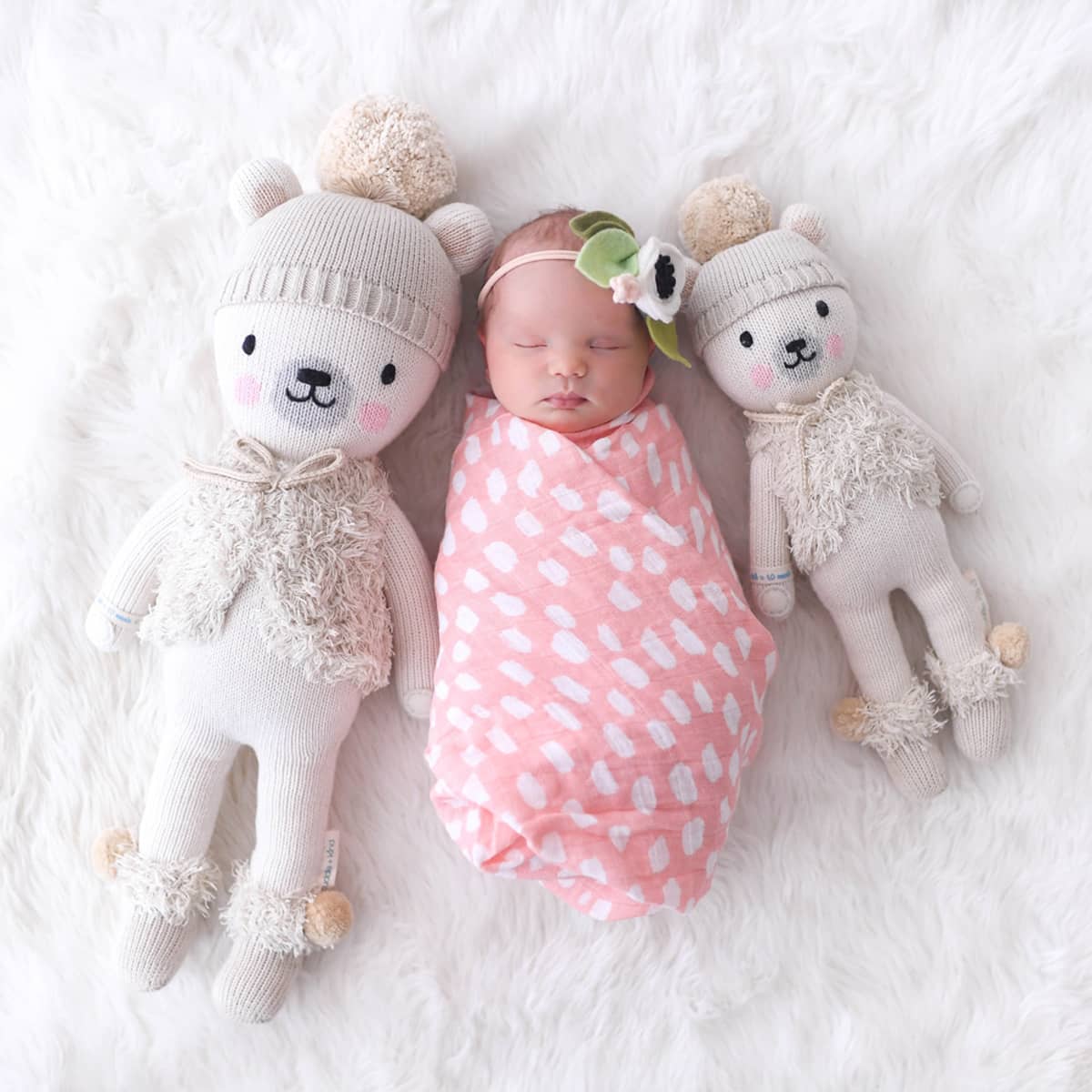 Cuddle + Kind Hand-Knit Doll - Stella the Polar Bear