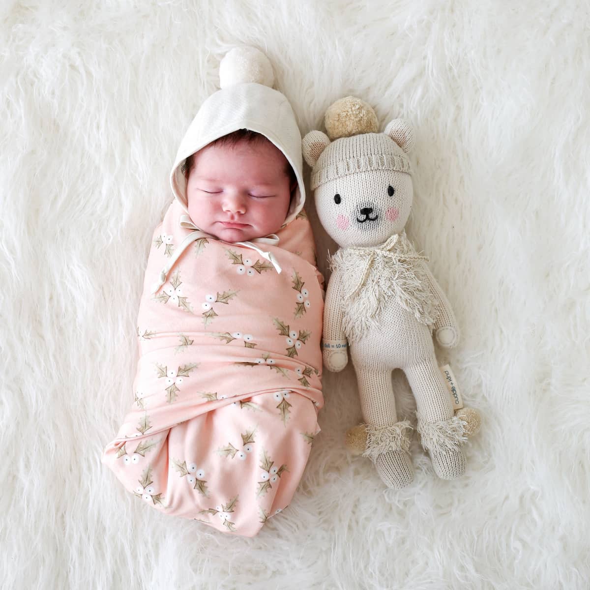 Cuddle + Kind Hand-Knit Doll - Stella the Polar Bear