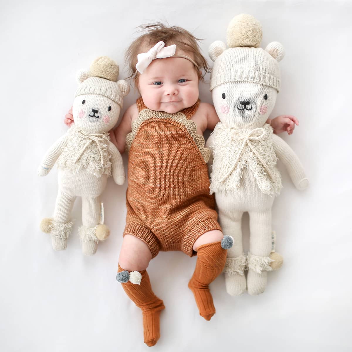 Cuddle + Kind Hand-Knit Doll - Stella the Polar Bear