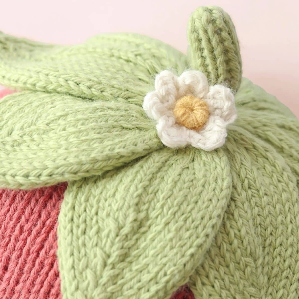 Cuddle + Kind Hand-Knit Doll - Baby Strawberry