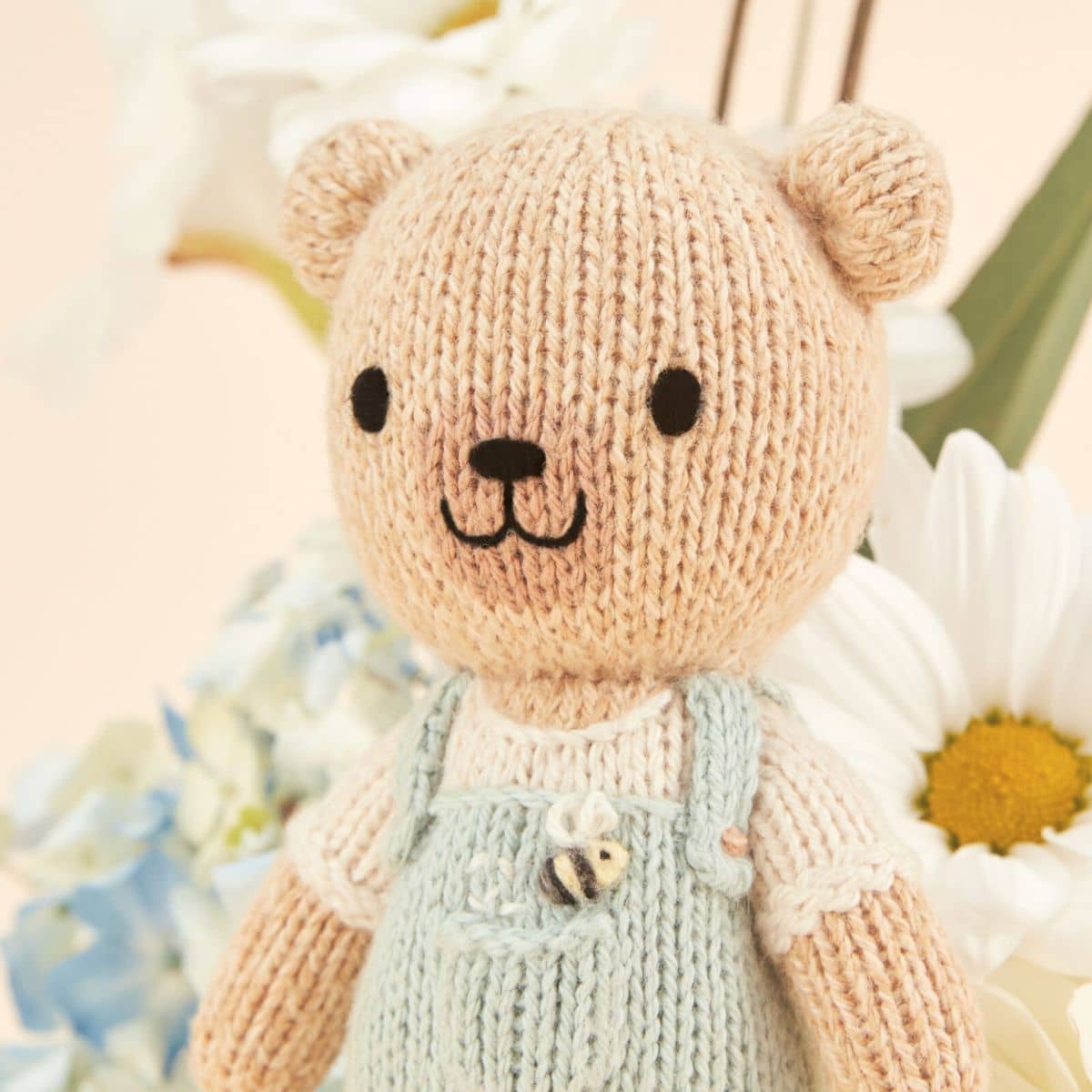 Cuddle + Kind Hand-Knit Doll - Tiny Charlie the Honey Bear