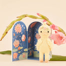 Cuddle + Kind Hand-Knit Doll - Tiny Flora the Duckling (mauve)