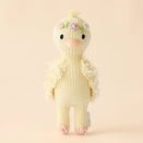 Cuddle + Kind Hand-Knit Doll - Tiny Flora the Duckling (mauve)