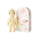 Cuddle + Kind Hand-Knit Doll - Tiny Flora the Duckling (mauve)