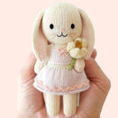 Cuddle + Kind Hand-Knit Doll - Tiny Lavender the Bunny