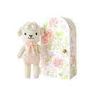 Cuddle + Kind Hand-Knit Doll - Tiny Lucy the Lamb (pastel)